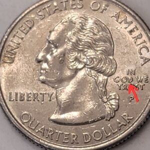 Error 2005 Californa 25c Philadelphia Quarter